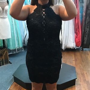 Black La femme homecoming dress size 12